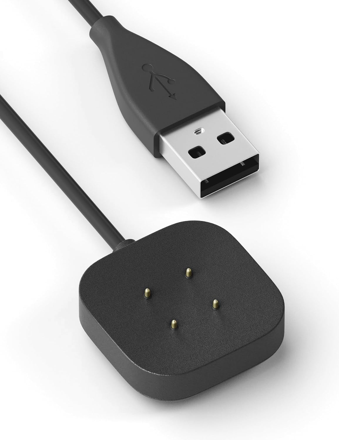 Cavo di ricarica per Fitbit Sense/Sense 2/Versa 3/Versa 4, cavo di ricarica USB di ricambio per smartwatch Sense/Sense 2/Versa 3/Versa 4 (50 cm + 100 cm