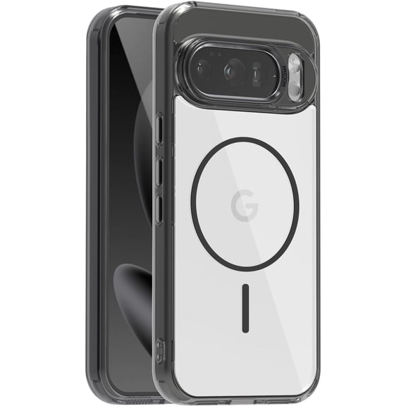 MYKOMI Compatible with Google Pixel 10 Pro Case/Pixel 10 Case 6.3 '' Clear [Compatible with Magsafe Wireless Charging ] Magnetic Yellowing Resistant for Pixel 10/10 Pro Rugged Cases