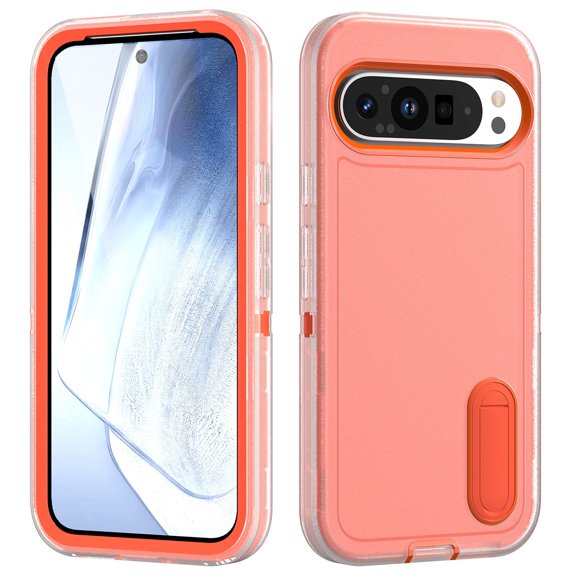 MYKOMI Compatible for Google Pixel 9 Case Compatible for Google Pixel 9 Pro Case Military Grade Drop Protection Case with Stand