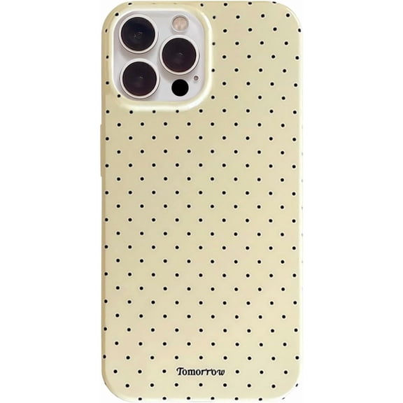 MYKOMI Compatible with iPhone 13 Pro Case with Cute Fashion Polka Dot Aesthetics Design Simple Cases for Soft TPU Slim Protection Cover