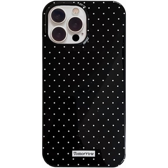 MYKOMI Compatible with iPhone 13 Pro Case with Cute Fashion Polka Dot Aesthetics Design Simple Cases for Soft TPU Slim Protection Cover