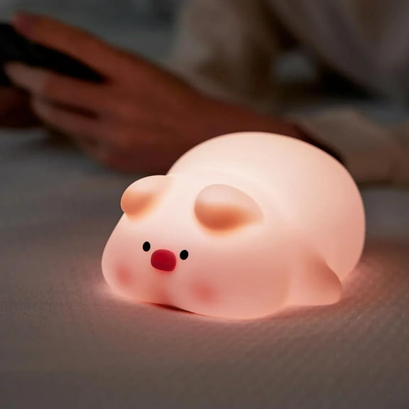 MYKOMI CritterGlow, Critter Glow Night Lights, Critter Glow Lamp, 3 Level Dimmable Rechargable Bedside Touch Night Light, Adorable Animal-Shaped LED Night Lights for Bedrooms