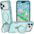 thumbnail image 1 of MYKOMI Designed for iPhone 17 Pro Case with Magnetic Stand [Military Drop Protection][Compatible with Magnet] Shockproof 17 Pro Phone Case with Ring Holder, 1 of 6