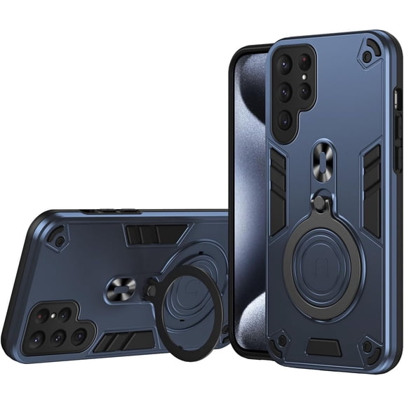 MYKOMI Drop Protection Case Compatible with Samsung Galaxy S25 Ultra,Magnetic Kickstand Cover Compatible with Samsung Galaxy S25 Ultra SM-S938U1 SM-S938W SM-S938N SM-S9380 SM-S938E Case
