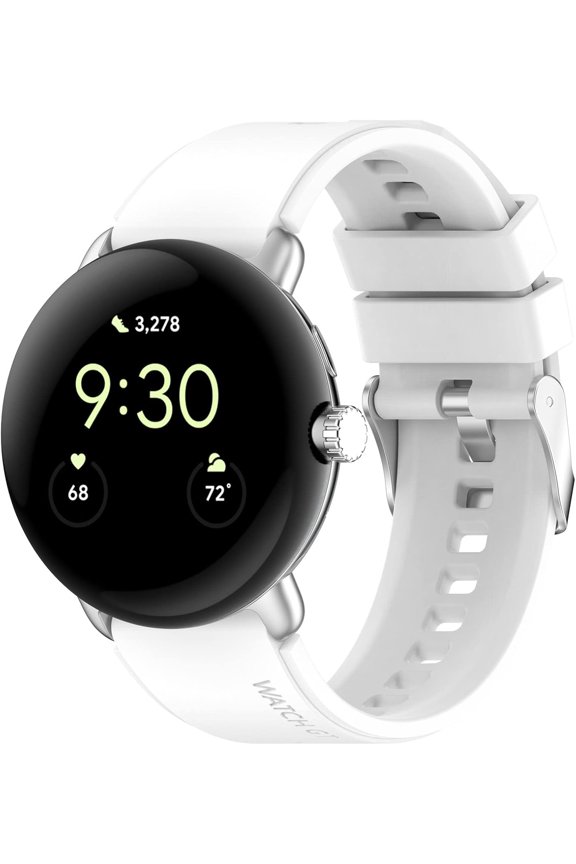 Fit for Google Pixel Watch 2 Watch Bands, Quick Release Silicone Replacement Bands Straps Wristbands Fit for Google Pixel Watch 2/Pixel Watch 1 Smartwatch