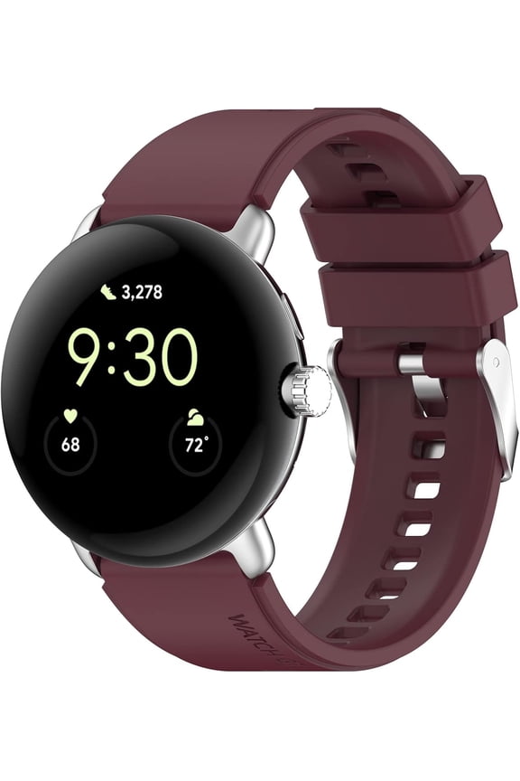 Fit for Google Pixel Watch 2 Watch Bands, Quick Release Silicone Replacement Bands Straps Wristbands Fit for Google Pixel Watch 2/Pixel Watch 1 Smartwatch