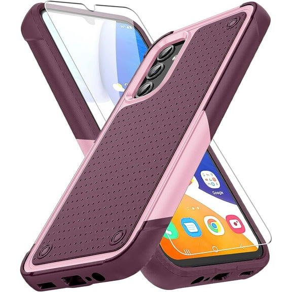 MYKOMI for Galaxy A14 5G Phone Case,Samsung Galaxy A14 5G Case with Screen Protector,Heavy-Duty Tough Rugged Shockproof Protective Phone Case for Samsung A14 5G