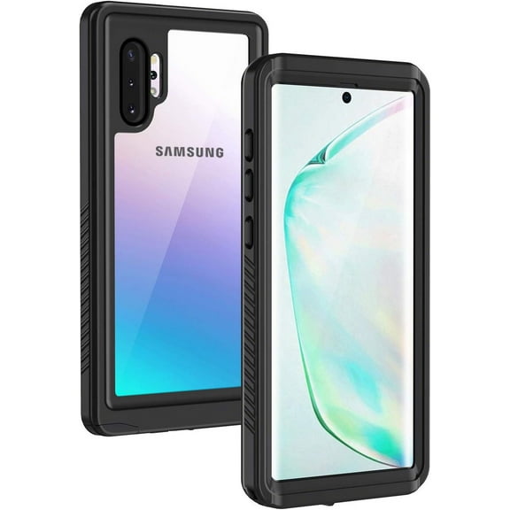 MYKOMI Galaxy Note 10+ Plus Case, Built-in Screen Protector [Compatible with Fingerprint ID], IP68 Waterproof Dustproof Shockproof Full Body Protective Cover for Samsung Galaxy Note 10+ / Note 10+ 5G