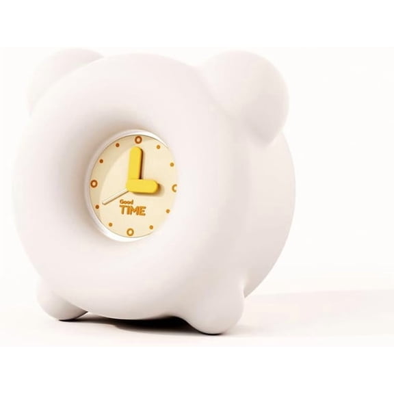 MYKOMI Kids Alarm Clock with Night Lamp, Toddler Sleep Training Clock with Light, Waking Clock for Children with Night Lights, Kids Gifts for Boys Girls Alarm clock night light One size