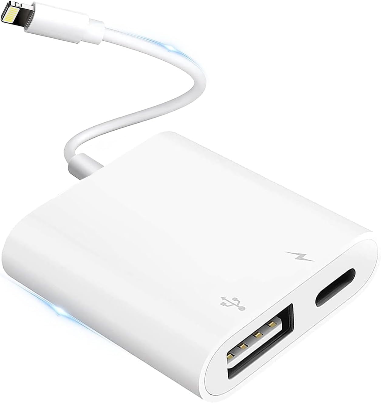 MYKOMI Lightning to USB Camera Adapter for iPhone with Lightning