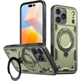 thumbnail image 1 of MYKOMI Magnetic Case for iPhone 17 Pro Max,Military Grade Protection Heavy Duty Shockproof with Rotating Ring Kickstand Case Cover for iPhone 17 Pro Max, 1 of 6