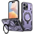 thumbnail image 1 of MYKOMI Magnetic Case for iPhone 17 Pro Max,Military Grade Protection Heavy Duty Shockproof with Rotating Ring Kickstand Case Cover for iPhone 17 Pro Max, 1 of 6
