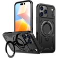 thumbnail image 1 of MYKOMI Magnetic Case for iPhone 17 Pro Max,Military Grade Protection Heavy Duty Shockproof with Rotating Ring Kickstand Case Cover for iPhone 17 Pro Max, 1 of 6