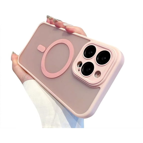 MYKOMI Magnetic Series Designed for iPhone Case,[Compatible with MagSafe][Military Drop & Bumper Camera Lens Protection],Translucence Matte Frosted Shockproof Cover (iPhone 13 Pro Max)