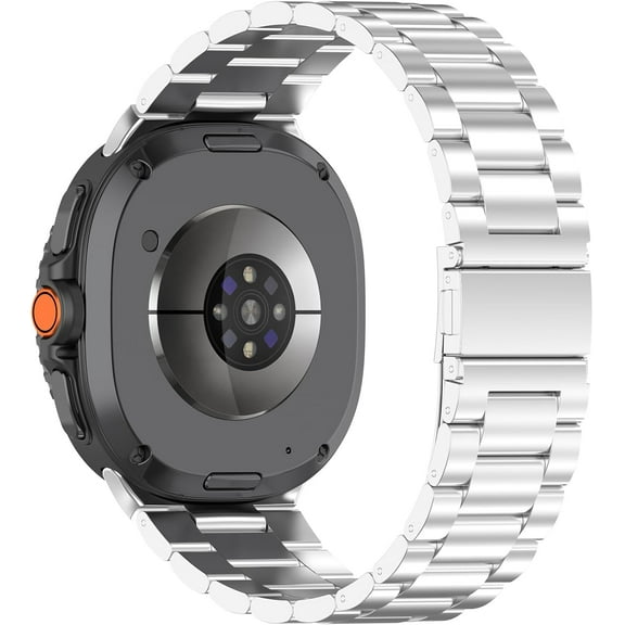 MYKOMI Metal Band Compatible with Samsung Galaxy Watch 8 40mm/44mm/Classic 46mm, Stainless Steel Business Replacement Strap for Galaxy Watch 8