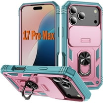 MYKOMI Military Case for iPhone 17 Promax,Metal Kickstand & Slide Camera Cover,Multi-Layer Heavy Duty Full Body Shockproof Protection Hard Shell for 17iPhonePromax