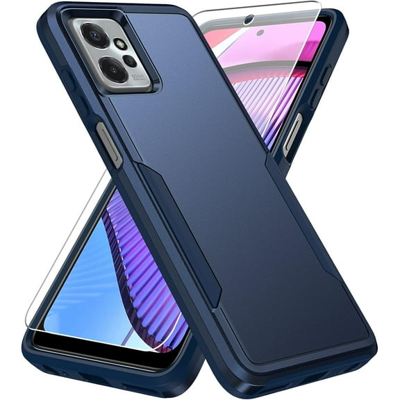 MYKOMI for Moto G Power 5G 2023 Case,Moto G Power 5G 2023 Phone Case,with Screen Protector, Heavy-Duty Tough Rugged Shockproof Protective Case for Motorola G Power 5G 2023
