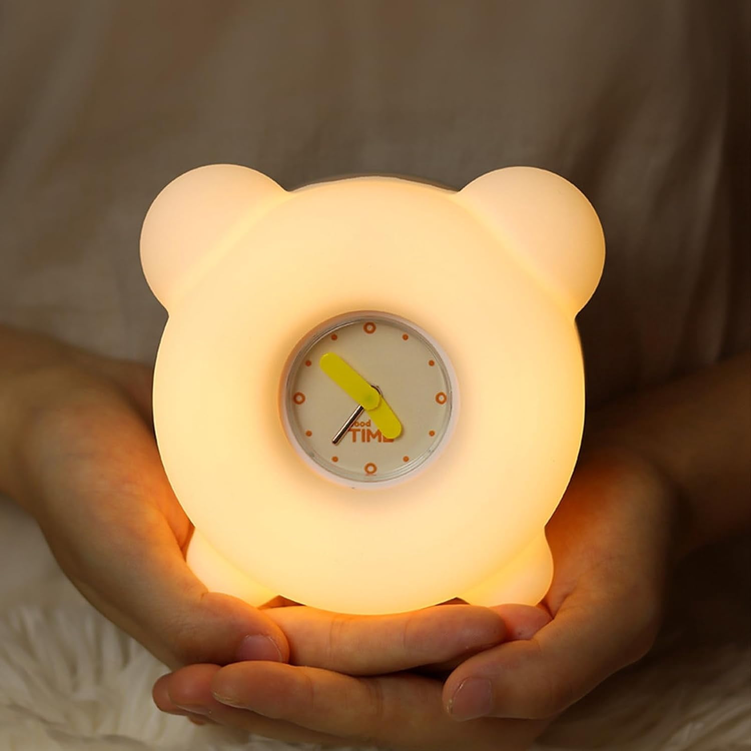 MYKOMI Night Light for Kids, 2 in 1 Silicone Nursery Night Light & Mini ...