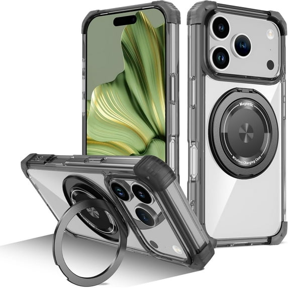 FATUOQIA For IPhone 17 Pro Case Clear,Magnetic IPhone 17Pro