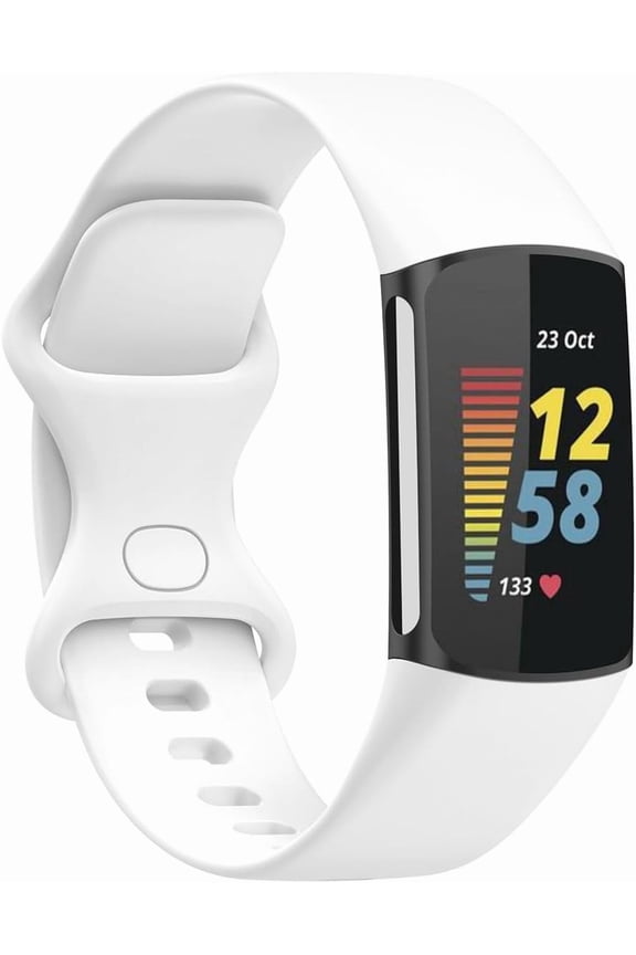 Replacement Bands Compatible with Fitbit Charge 6 Bands/Fitbit Charge 5 Bands for Women Men, Soft Silicone Adjustable Sport Wristbands Strap for Fitbit Charge 6/Charge 5 Fitness Tracker