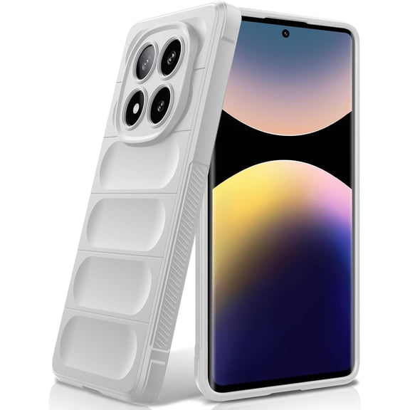MYKOMI Silicone Case for Xiaomi Redmi Note 14 Pro 5G, Anti-Scratch Microfiber Lining, Shockproof Case with Camera Protection