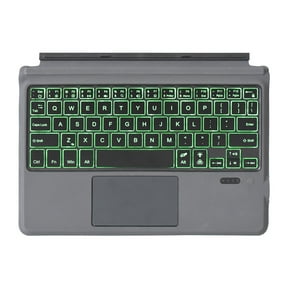 MYKOMI Type Cover Fit Microsoft Surface Go 4 (2023)/ Go 3 (2021)/ Go 2 2020 / Go 2018, Slim Wireless Bluetooth Keyboard with Trackpad, 7-Color LED Backlit
