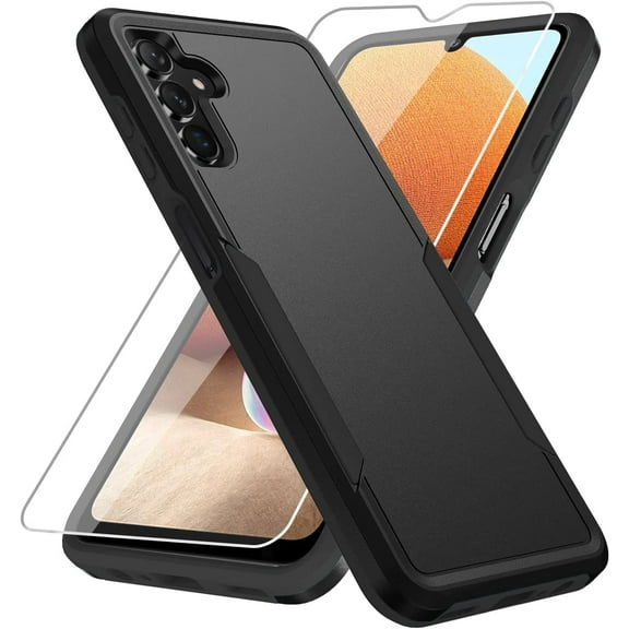 MYKOMI for Galaxy A13 5G Case, Samsung Case with Screen Protector,Heavy-Duty Tough Rugged Shockproof Protective Phone