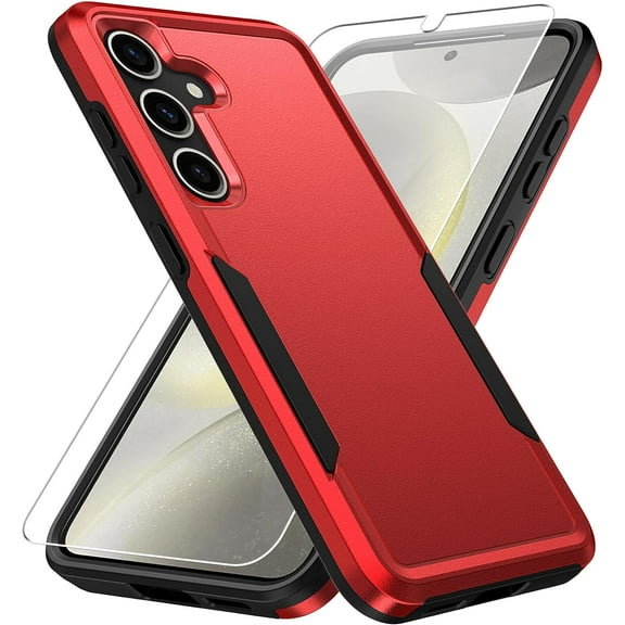 MYKOMI for Samsung Galaxy S24 Case,Galaxy S24 Case with Screen Protector, Heavy-Duty Tough Rugged Shockproof Protective Case for Samsung S24 6.2"