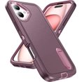 thumbnail image 1 of MYKOMI for iPhone 16 Case with Build-in Kickstand,Heavy Duty Protection Shock Absorption Anti-Scratch Slim Lightweight Protective Sturdy Case Hard Cover for iPhone 16, 1 of 9