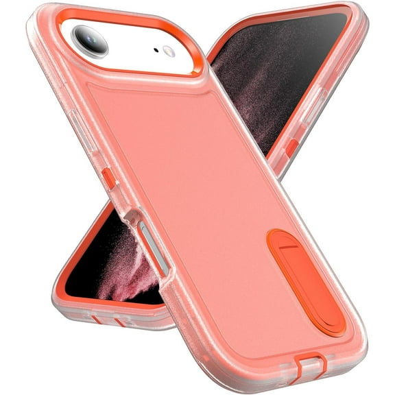 MYKOMI for iPhone 17 Air Case with Stand,Heavy Duty Protection Shockproof Anti-Scratch Slim Lightweight Protective Sturdy Case Hard Cover for iPhone 17 Air 6.5 Inch
