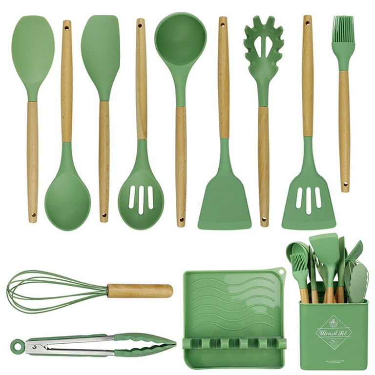 https://i5.walmartimages.com/seo/MYKUJA-13Pcs-Kitchen-Utensils-Set-Cooking-Heat-Resistant-Cooking-Silicone-Non-Stick-Accessories-Tools-Avocado-green_1e1c3f0b-affc-48e1-9d35-c26aa20fca51.6c189bd8200b865b7bbdea5f68c3fc01.jpeg?odnHeight=768&odnWidth=768&odnBg=FFFFFF