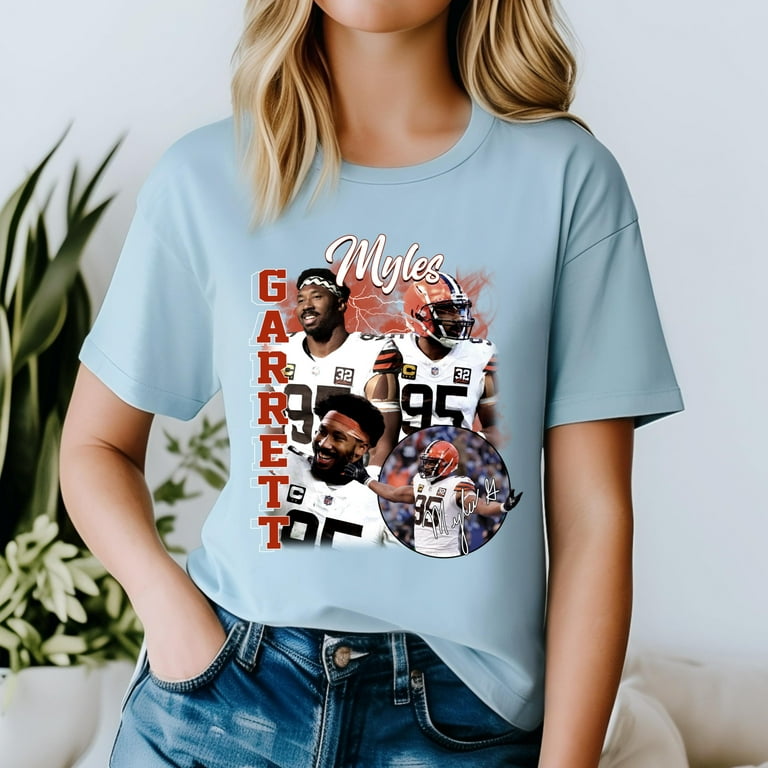 Image Myles Garrett image beautiful - MYLES GARRETT, T-Shirt Beautiful, Size Up To 4XL - Walmart.com