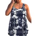 thumbnail image 1 of MYLookk Womens Plus Size Casual Sleeveless Flowy Swing Tank Tops, 1 of 4