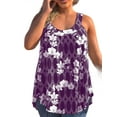 thumbnail image 1 of MYLookk Womens Plus Size Casual Sleeveless Flowy Swing Tank Tops, 1 of 4