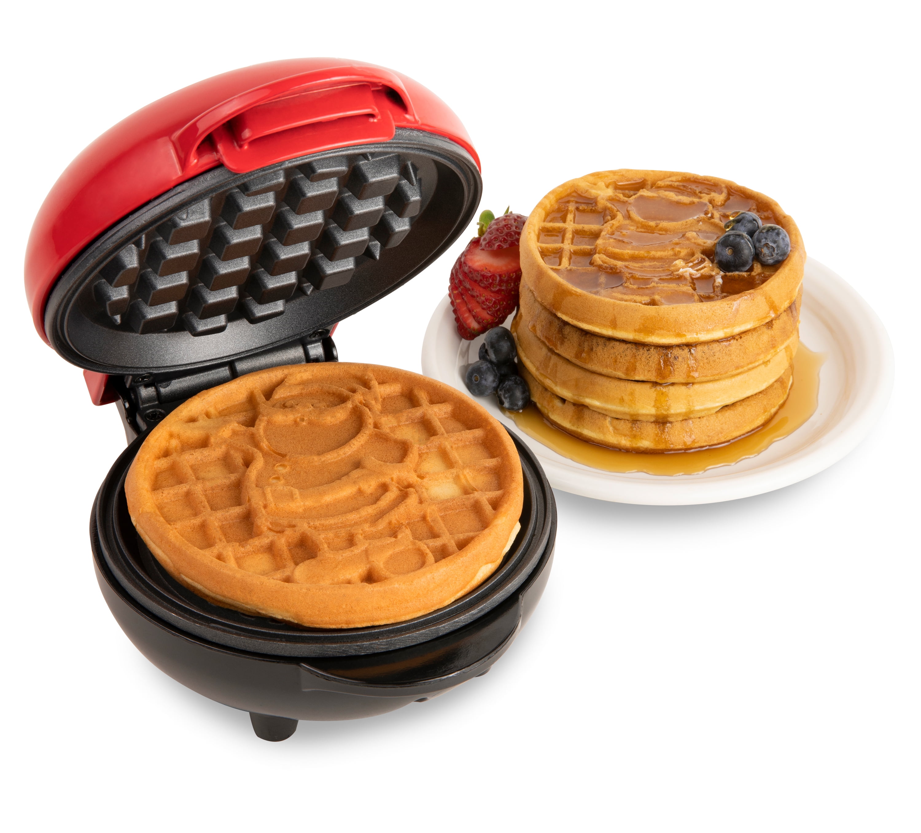MyMini Santa Claus Holiday Waffle Maker, 550 Watts
