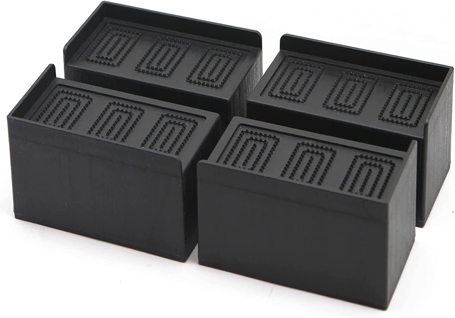 MYMULIKE Bed Risers Oversized 5 inch Lift Heavy Duty Up to 11000lbs Bed