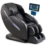 MYNTA Upgraded 3D Massage Chair, Zero Gravity Full Body Massage Chair with Sl Track, Bigger Massage Roller, 12 Auto Modes, Lumbar and Calf Heating, LCD Screen Tablet, Fully Assembled