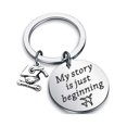 thumbnail image 1 of MYOSPARK Graduation Gifts Graduation Jewelry My Story is Just Beginning Keychain Inspirational Graduates Gifts for Him Her, 1 of 5