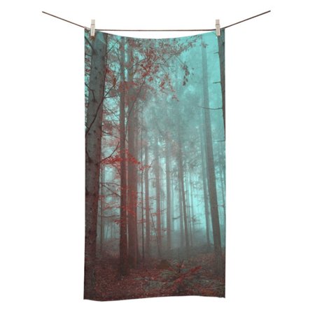 MYPOP Autumn Forest Shower Towel Bathroom Bath Towel 30x56 inches