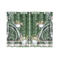 thumbnail image 1 of MYPOP Beautiful Bicycle Window Curtain Kitchen Curtain 26x39 inches (Two Piece), 1 of 3