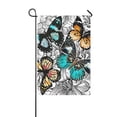 thumbnail image 1 of MYPOP Beautiful Butterflies and Flowers Yard Garden Flag 12 x 18 Inches, 1 of 1