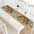 thumbnail image 1 of MYPOP Best Wishes Happy Thanksgiving Day Table Runner Home Decor 16x72 Inch,Harvest Festival Turkey Fruit Table Cloth Runner for Wedding Party Banquet Decoration, 1 of 6