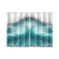 thumbnail image 1 of MYPOP Big Blue Wave Window Curtain Kitchen Curtain 26x39 inches (Two Piece), 1 of 3