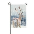 thumbnail image 1 of MYPOP Big Male Deer on Winter Mountain with Snowfalls Yard Garden Flag 12 x 18 Inches, 1 of 1