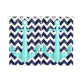thumbnail image 1 of MYPOP Chevron Anchor Window Curtain Kitchen Curtain 26x39 inches (Two Piece), 1 of 3