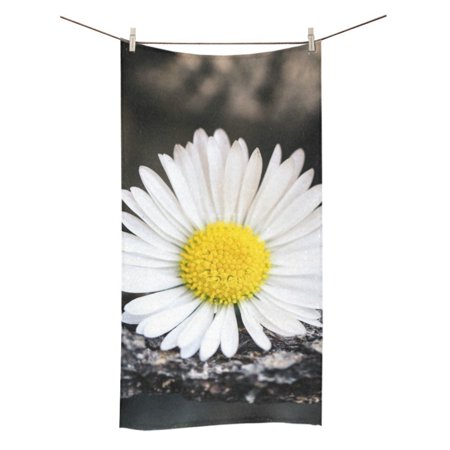 MYPOP Daisy Shower Towel Bathroom Bath Towel 30x56 inches