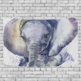 thumbnail image 1 of MYPOP Elephant Watercolor Tapestry Wall Decor Living Room Dorm Tapestries DIY 60 x 51 inches, 1 of 4