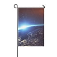 thumbnail image 1 of MYPOP Europe Earth Blue Space Night Art Illustration Yard Garden Flag 28 x 40 Inches, 1 of 1
