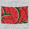 thumbnail image 1 of MYPOP Fresh Slices Of Red Watermelon Tapestry Wall Hanging Decoration Home Decor Living Room Dorm 60 x 40 inches, 1 of 4