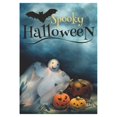 thumbnail image 1 of MYPOP Funny Halloween Ghost Pumpkins Garden Flag Outdoor Banner 28 x 40 inch, 1 of 1